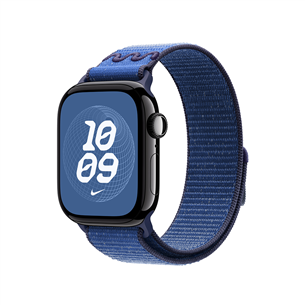 Apple Nike Sport Loop, 46 mm, zila - Siksniņa pulkstenim