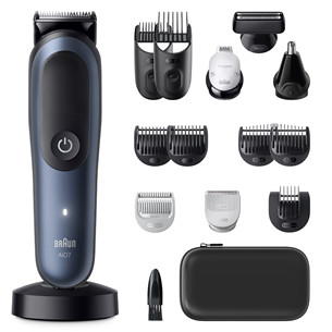 Braun  All-in-One, Series 7, 15-in-1, tumši zila - Trimmeru komplekts