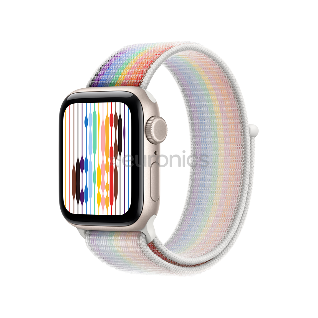 Apple Sport Loop Pride Edition, 45 mm, daudzkrāsaina - Siksniņa pulkstenim