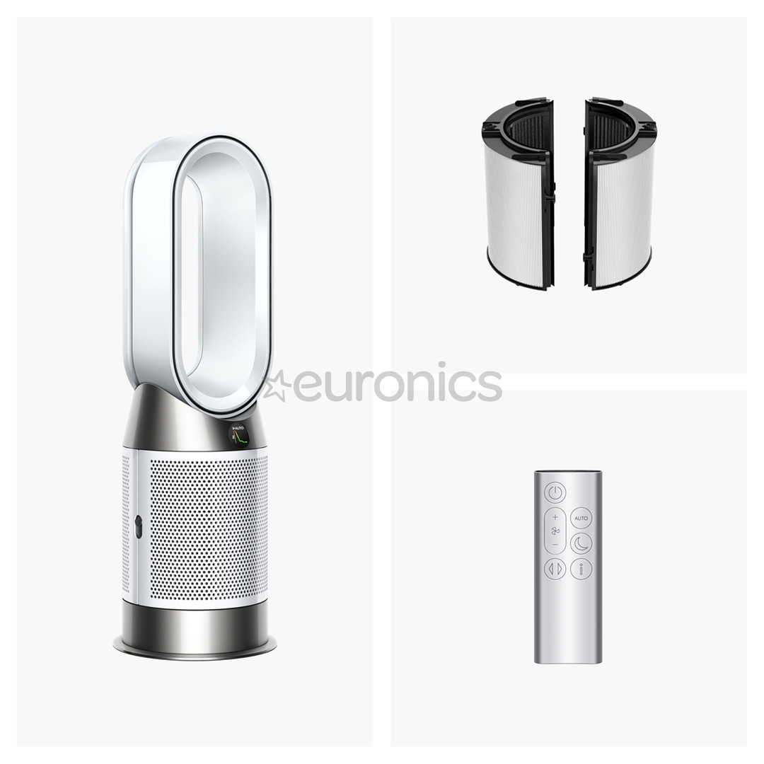 Dyson Purifier Hot+Cool HP1, balta/sudraba - Gaisa attīrītājs
