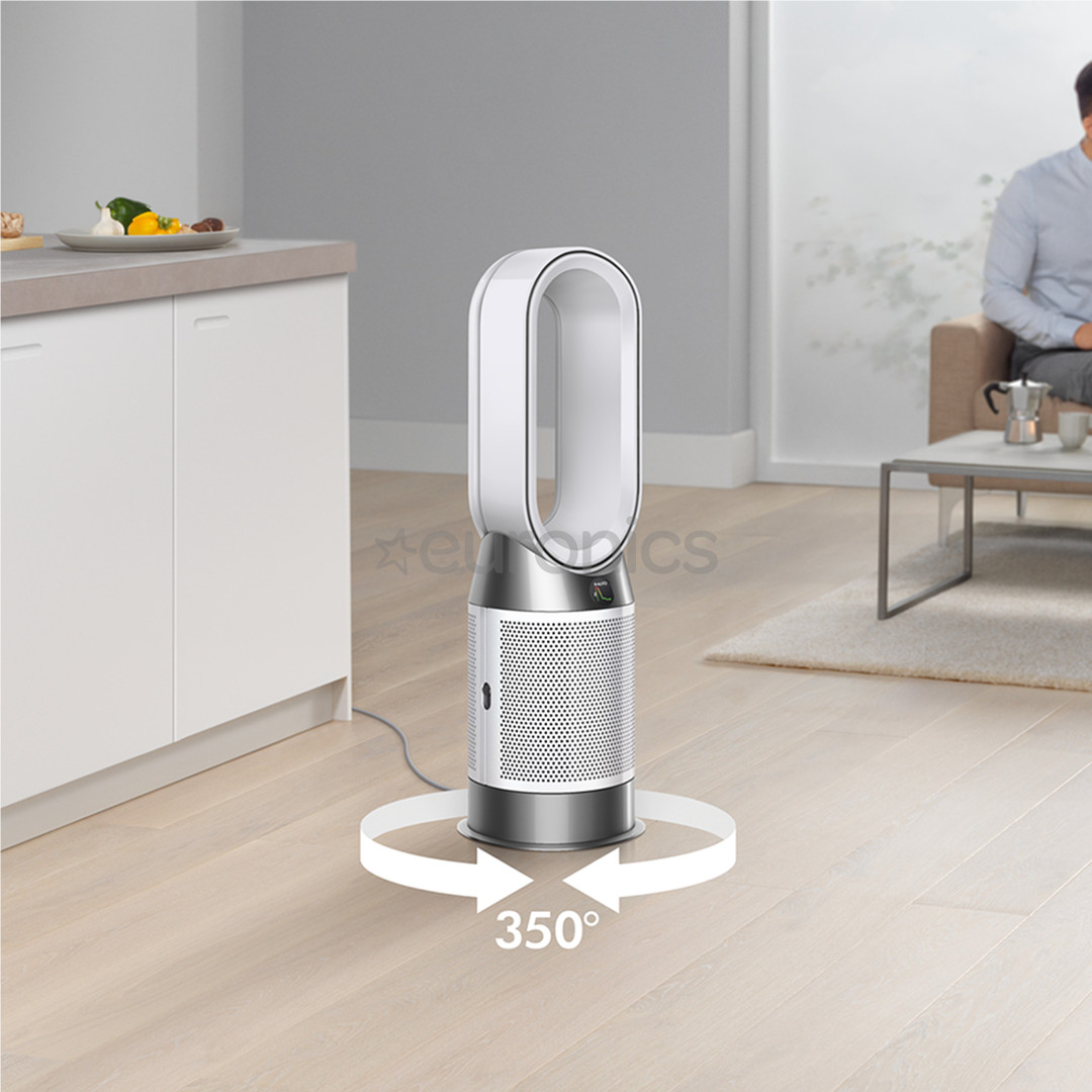 Dyson Purifier Hot+Cool HP1, balta/sudraba - Gaisa attīrītājs