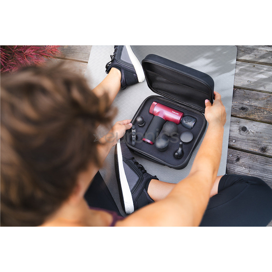 Beurer MG 195 Hot & Cold Limited Edition, melna/sarkana - Masāžas ierīce