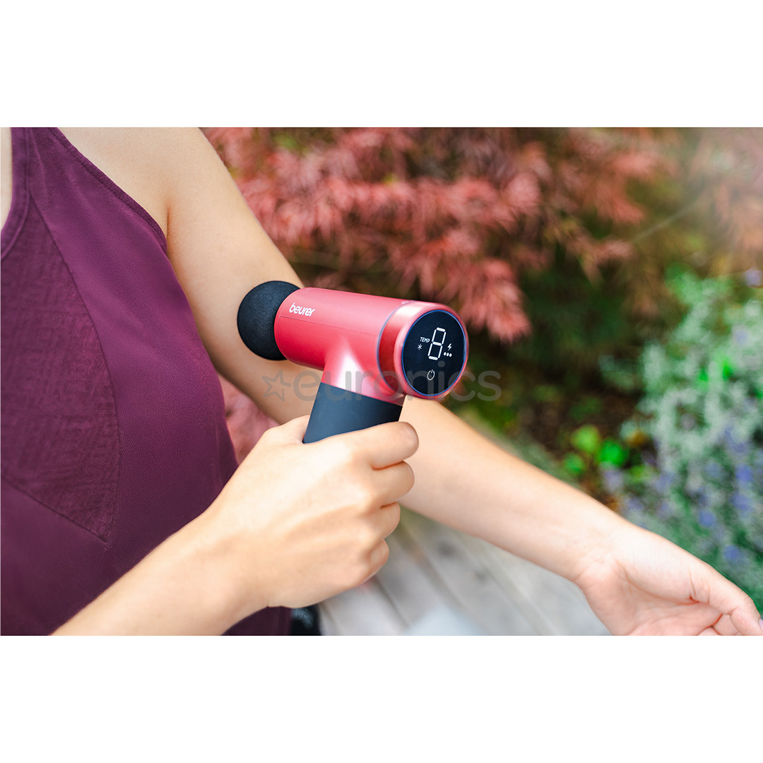 Beurer MG 195 Hot & Cold Limited Edition, melna/sarkana - Masāžas ierīce