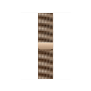 Apple Milanese Loop, 46 mm, S/M, zelta - Siksniņa pulkstenim MGJ44ZM/A