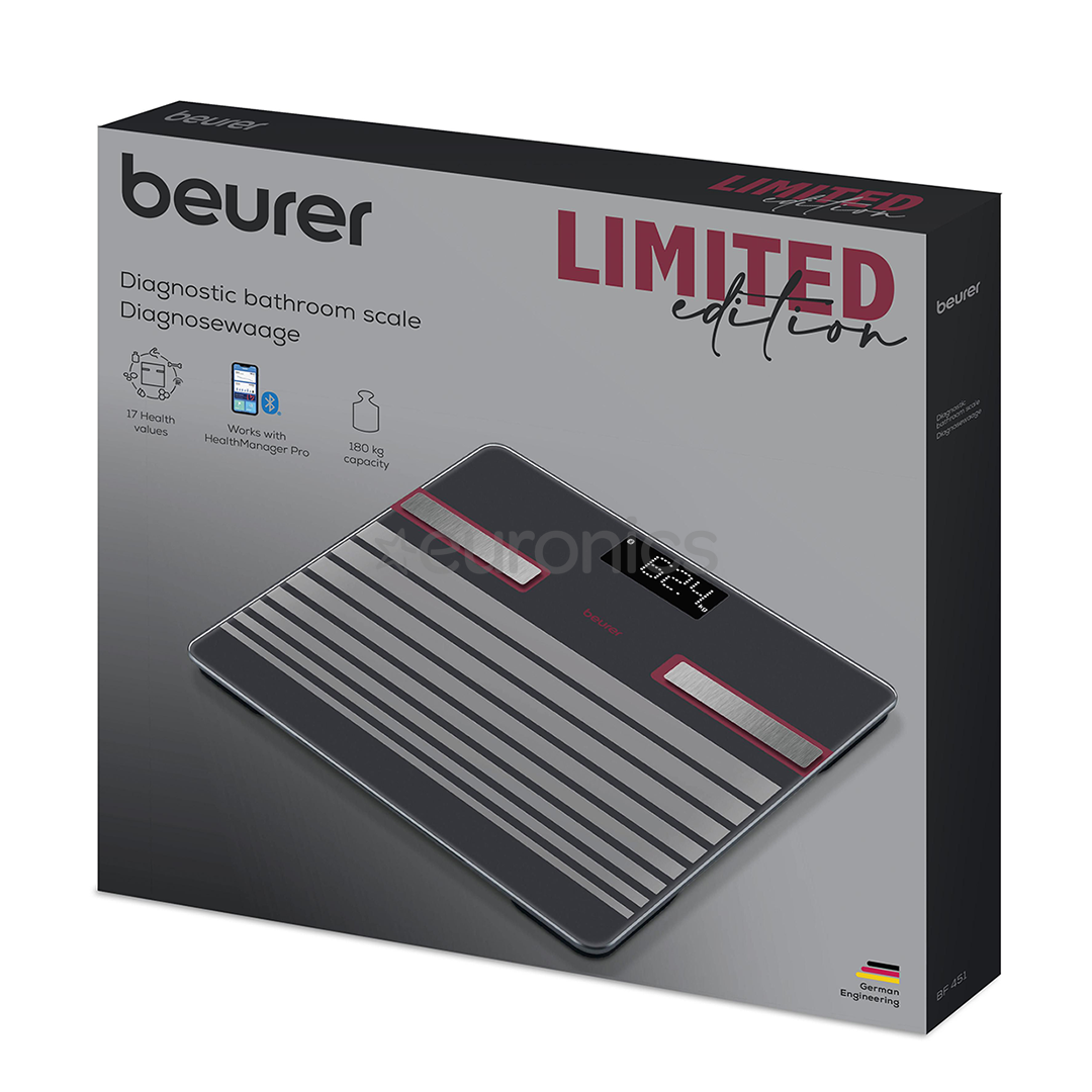 Beurer BF 451 Limited Edition, Bluetooth®, черный - Диагностические напольные весы