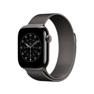 Apple Milanese Loop, 46 mm, M/L, melna - Siksniņa pulkstenim