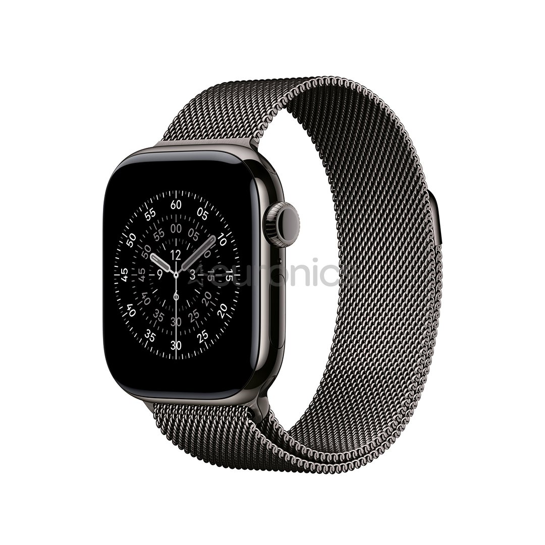 Apple Milanese Loop, 46 mm, M/L, melna - Siksniņa pulkstenim
