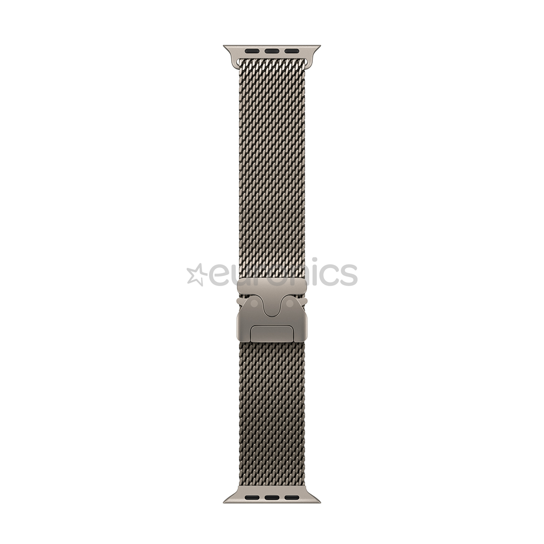 Apple Titanium Milanese Loop, 49 mm, M, nerūsējošā tērauda - Siksniņa pulkstenim