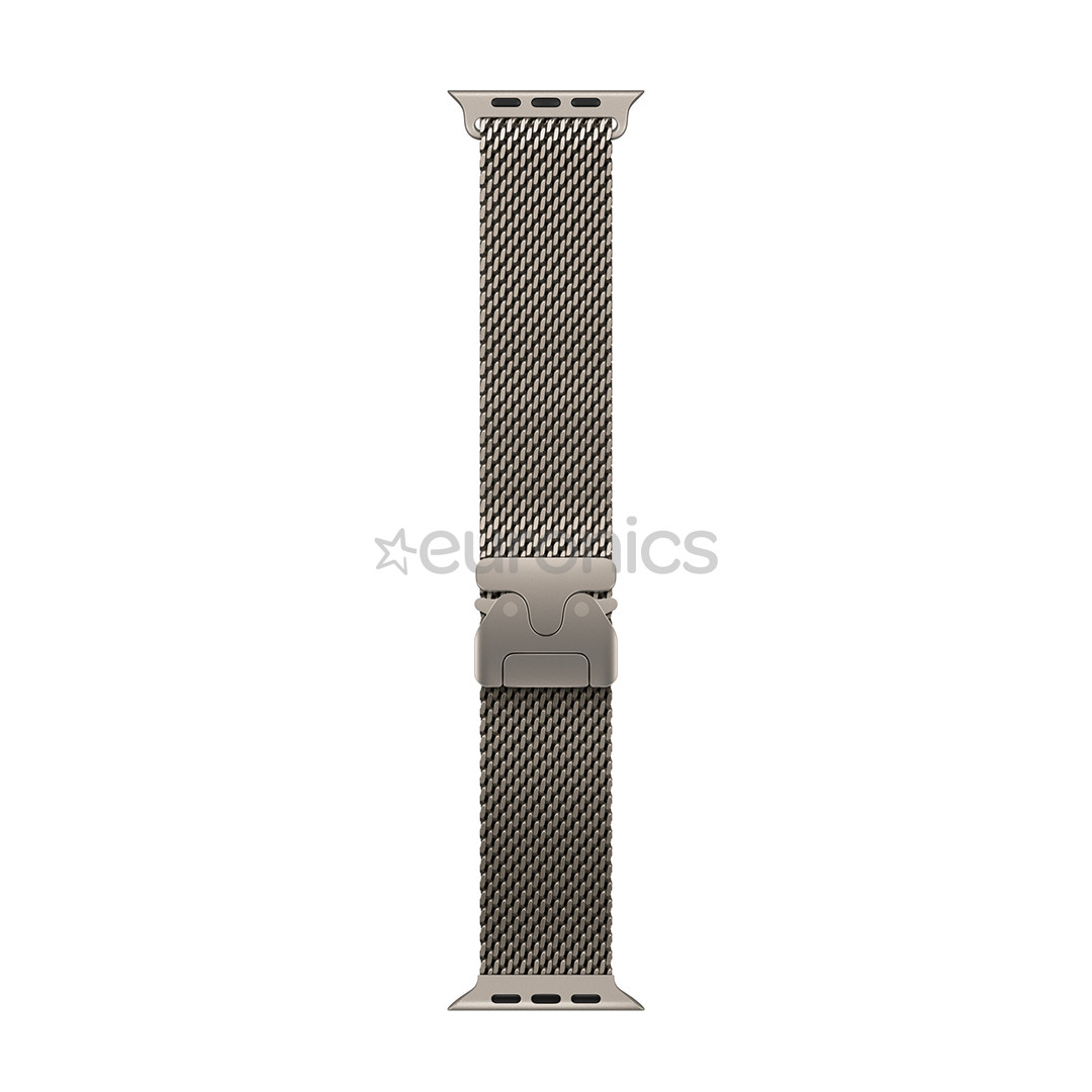 Apple Titanium Milanese Loop, 49 mm, L, nerūsējošā tērauda - Siksniņa pulkstenim