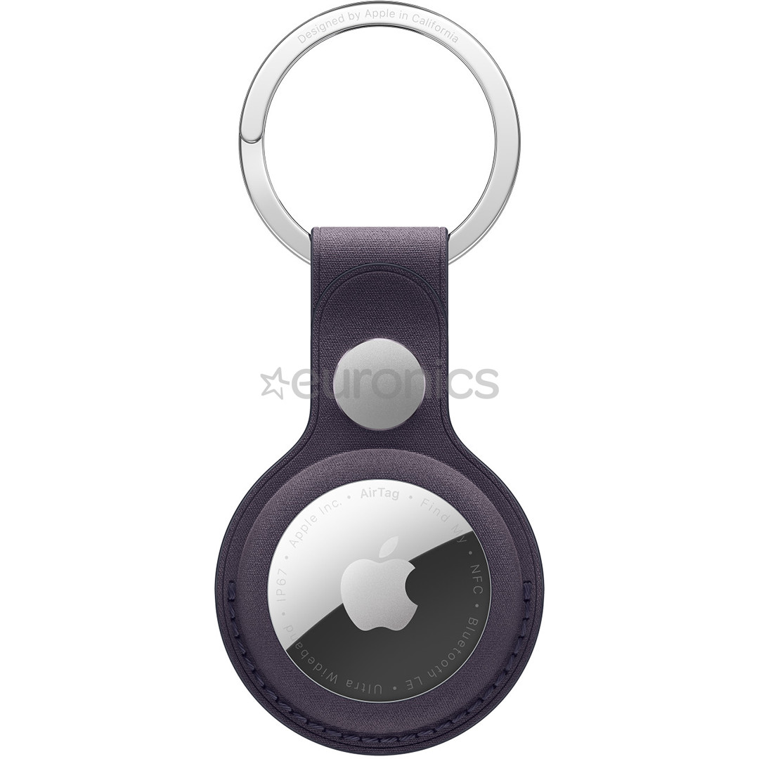Apple AirTag FineWoven Key Ring, midnight purple - Case