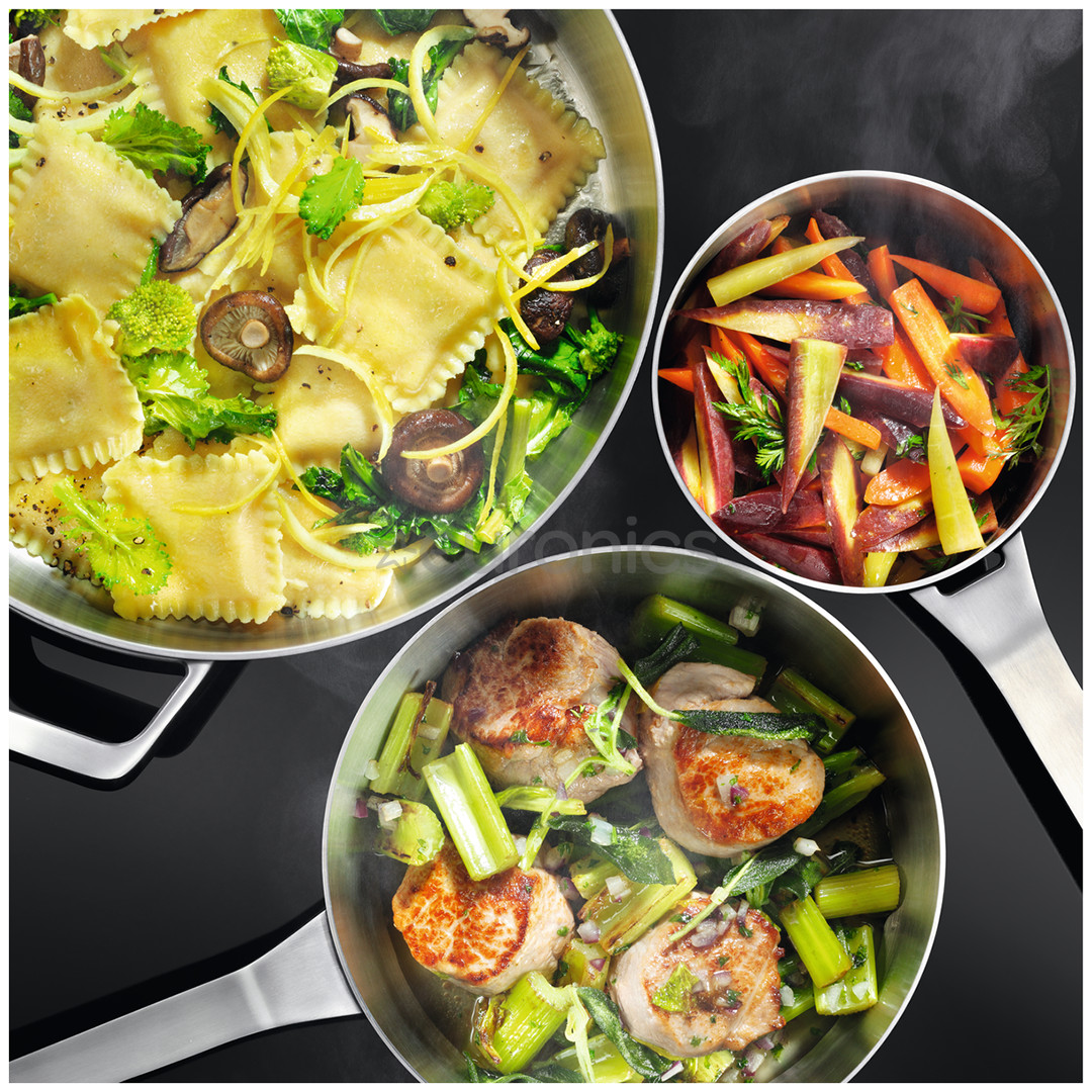 Electrolux, platums 59 cm, balta - Iebūvējama indukcijas plīts virsma