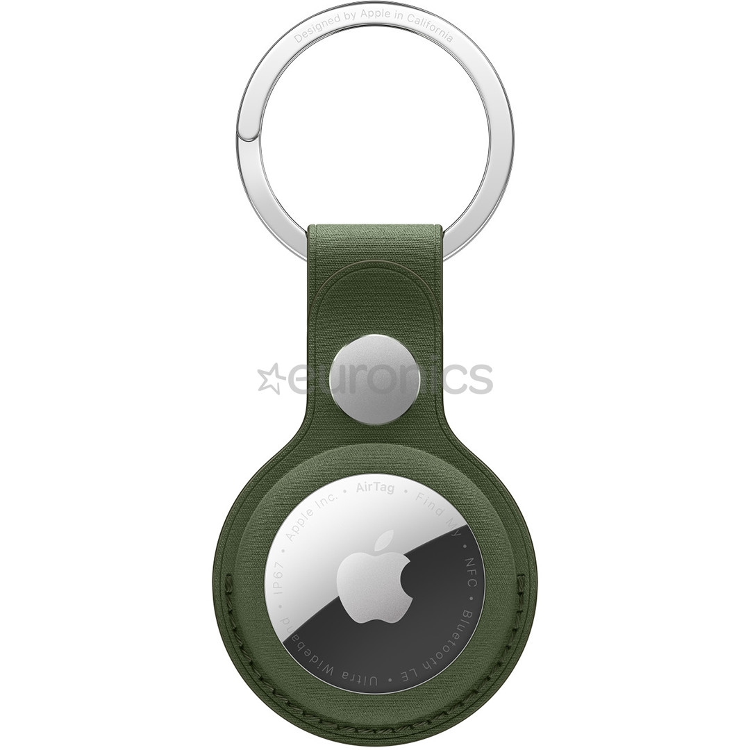 Apple AirTag FineWoven Key Ring, zaļa - Atslēgu piekariņš