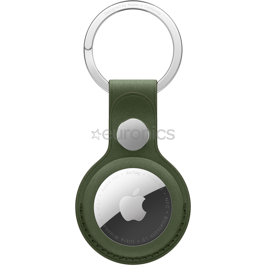 Apple AirTag FineWoven Key Ring, zaļa - Atslēgu piekariņš