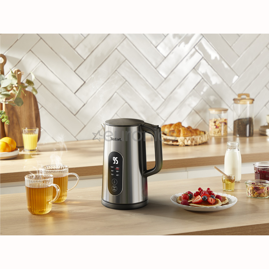 Tefal Selection, variable thermostat, 1.7 L, stainless steel - Kettle