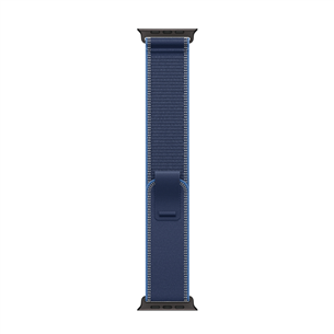 Apple Trail loop, 49 mm, M/L, melna titāna, zila - Siksniņa pulkstenim MG9R4ZM/A