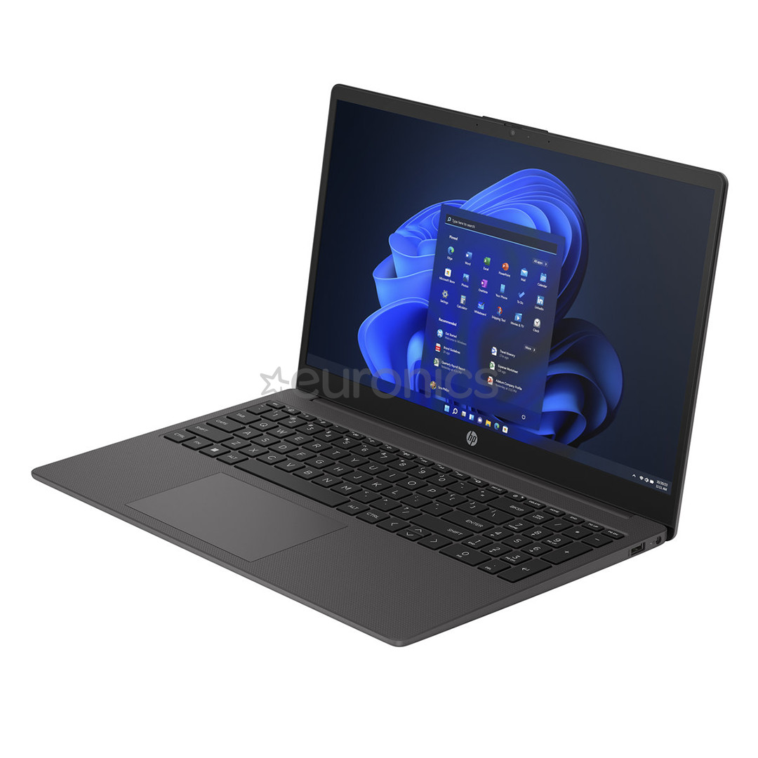 HP 255 G10, 15,6", Ryzen 5, 8 GB, 512 GB, ENG/ITA, melna - Portatīvais dators