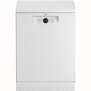 Beko, 15 komplekti, platums 59.8 cm, balta - Brīvi stāvoša trauku mazgājamā mašīna BDFN26540WP