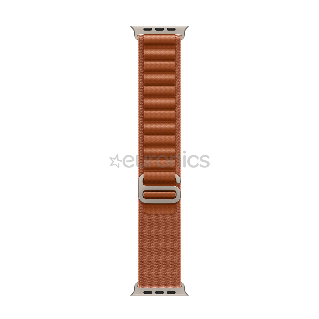 Apple Alpine Loop, 49 mm, M, nerūsējošā tērauda, brūna - Siksniņa pulkstenim