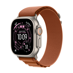 Apple Alpine Loop, 49 mm, M, nerūsējošā tērauda, brūna - Siksniņa pulkstenim