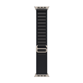 Apple Alpine Loop, 49 mm, M, natural titanium, black - Watch band