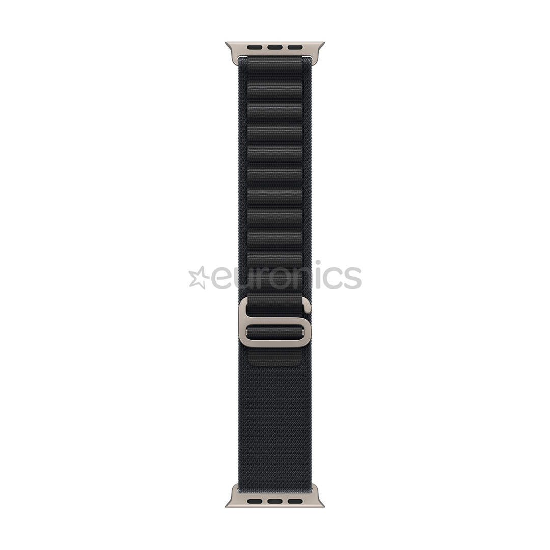 Apple Alpine Loop, 49 mm, L, nerūsējošā tērauda, melna - Siksniņa pulkstenim