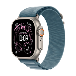 Apple Alpine Loop, 49 mm, S, nerūsējošā tērauda, gaiši zila - Siksniņa pulkstenim