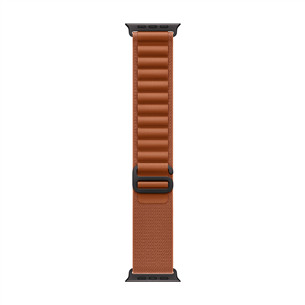 Apple Alpine Loop, 49 mm, S, black titanium, terra cotta - Watch band MG9D4ZM/A