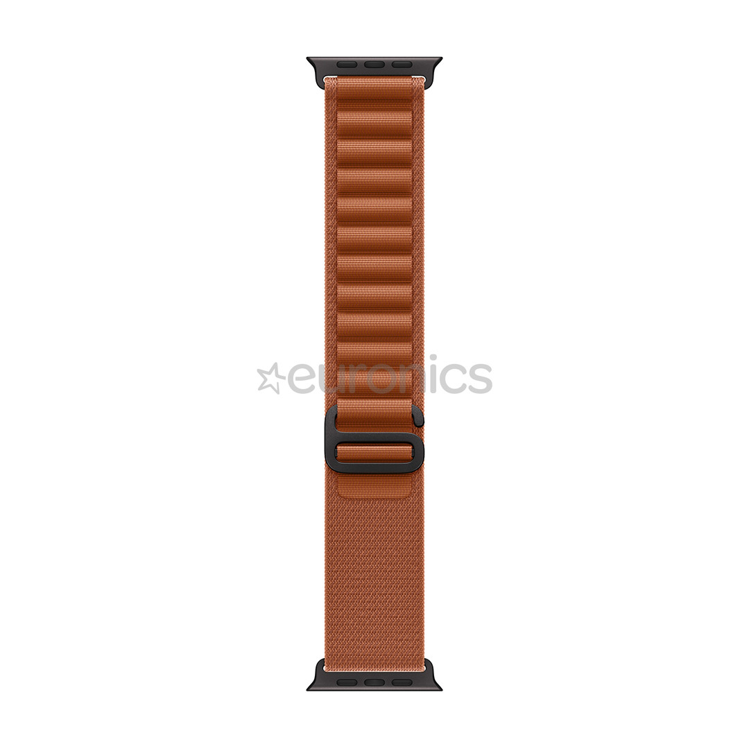 Apple Alpine Loop, 49 mm, S, black titanium, terra cotta - Watch band