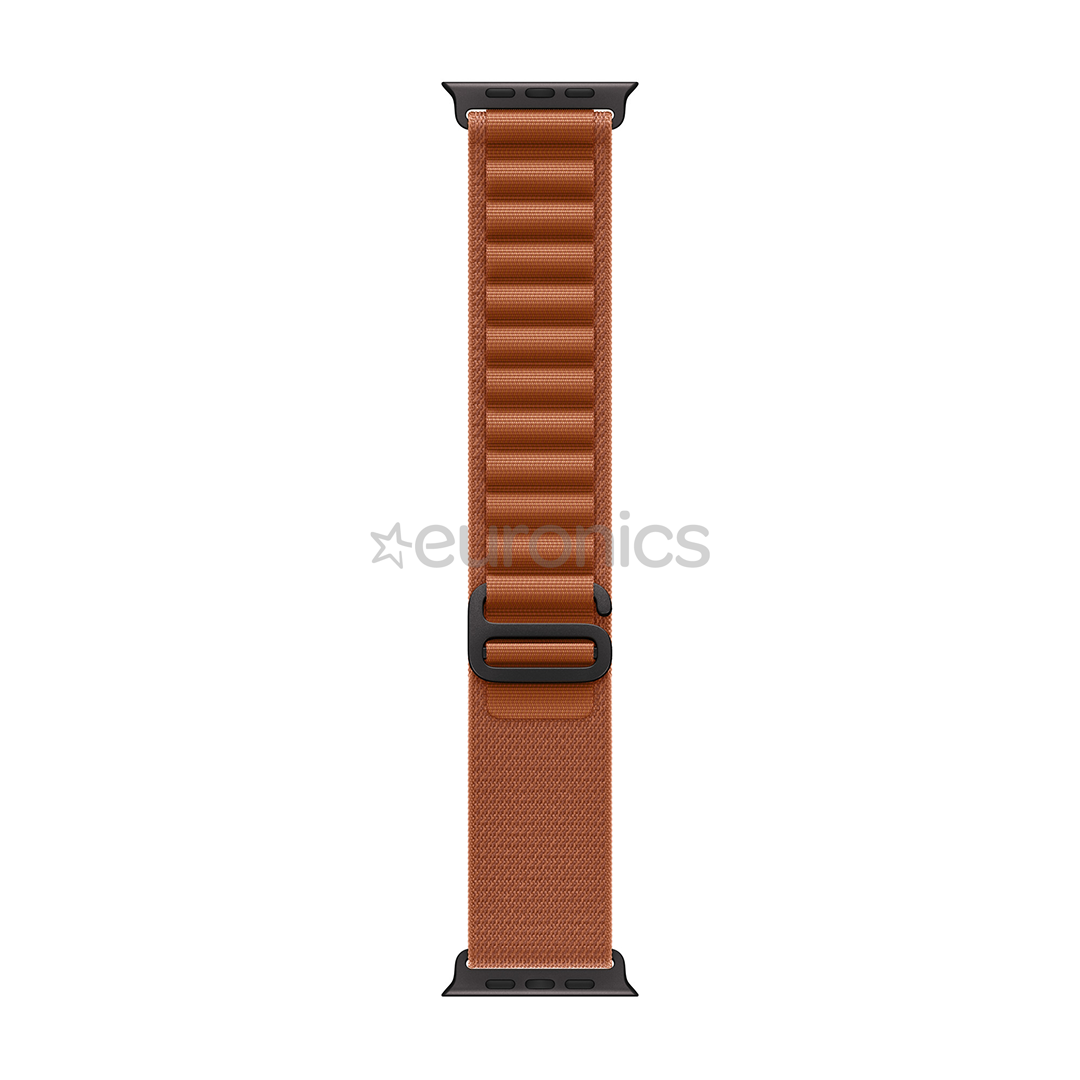 Apple Alpine Loop, 49 mm, L, melna titāna, brūna - Siksniņa pulkstenim