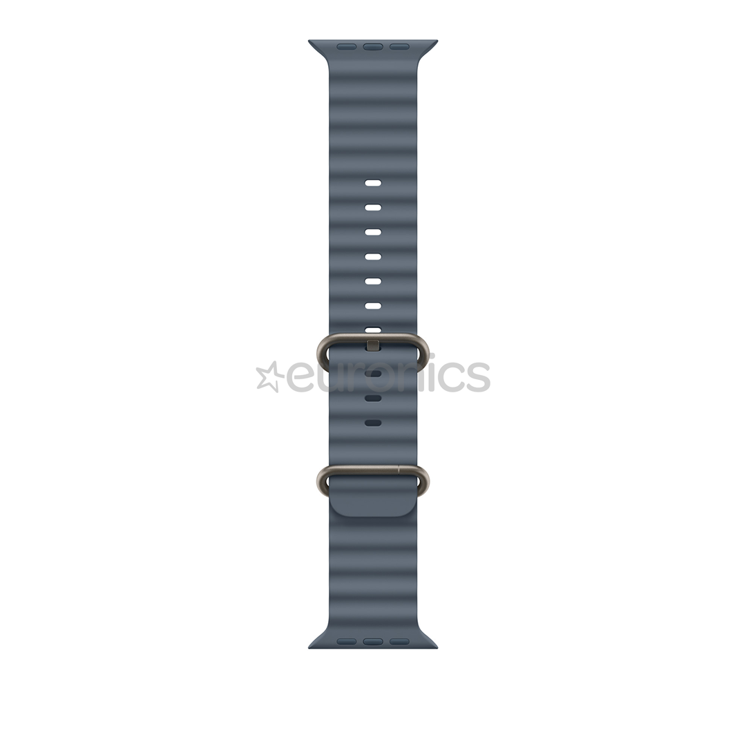 Apple Ocean Band, 49 mm, nerūsējošā tērauda, zila - Siksniņa pulkstenim