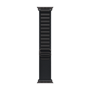Apple Alpine Loop, 49 mm, S, black titanium, melna titāna, melna - Siksniņa pulkstenim MG9G4ZM/A