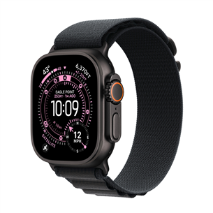 Apple Alpine Loop, 49 mm, S, black titanium, melna titāna, melna - Siksniņa pulkstenim