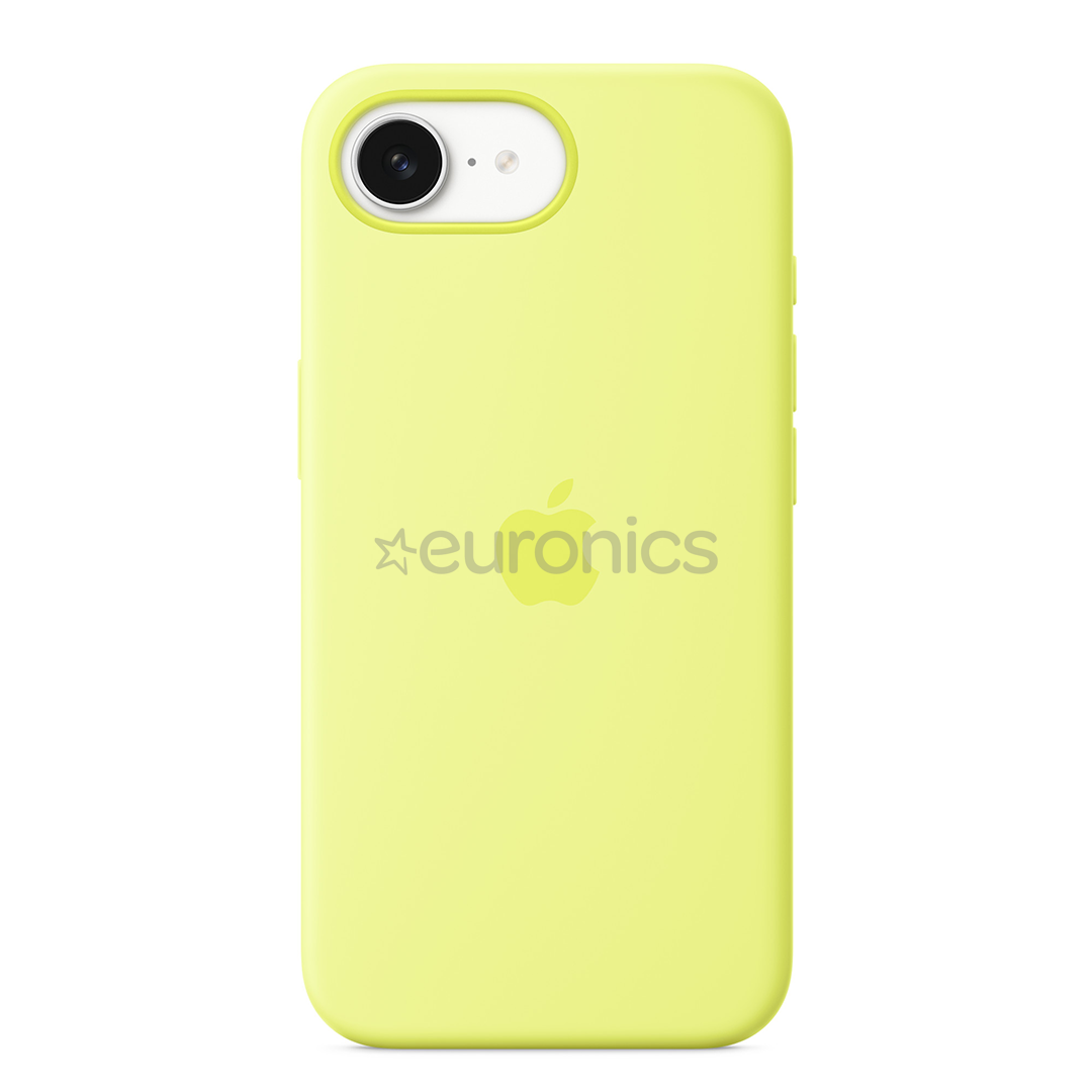 Apple Silicone Case, iPhone 16e, dzeltena - Apvalks viedtālrunim