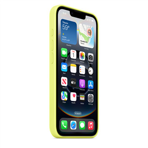 Apple Silicone Case, iPhone 16e, neon yellow - Case