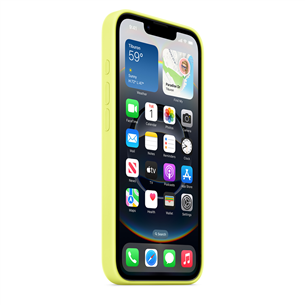 Apple Silicone Case, iPhone 16e, dzeltena - Apvalks viedtālrunim