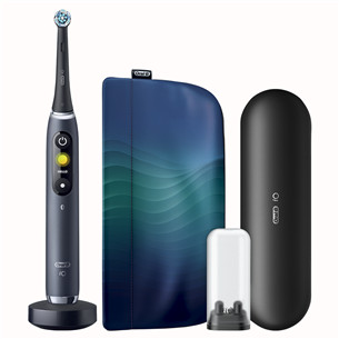 Braun Oral-B iO9 Black Special Edition, melna - Elektriskā zobu birste