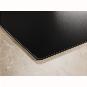 Electrolux 600 SaphirMatt SE® Bridge Hob2Hood, platums 80 cm, melna - Iebūvējama indukcijas plīts virsma