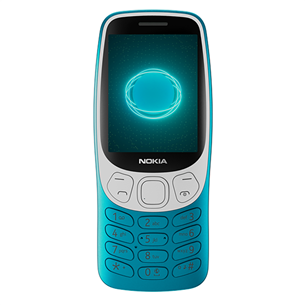 Nokia 3210 4G, Dual SIM, zila - Mobilais telefons 1GF025CPJ2L11