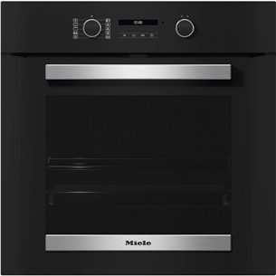 Miele, 76 л, пиролитическая очистка, черный - Интегрируемый духовой шкаф H2465BP