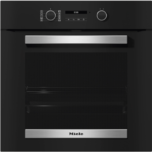 Miele, 76 л, пиролитическая очистка, черный - Интегрируемый духовой шкаф H2465BP