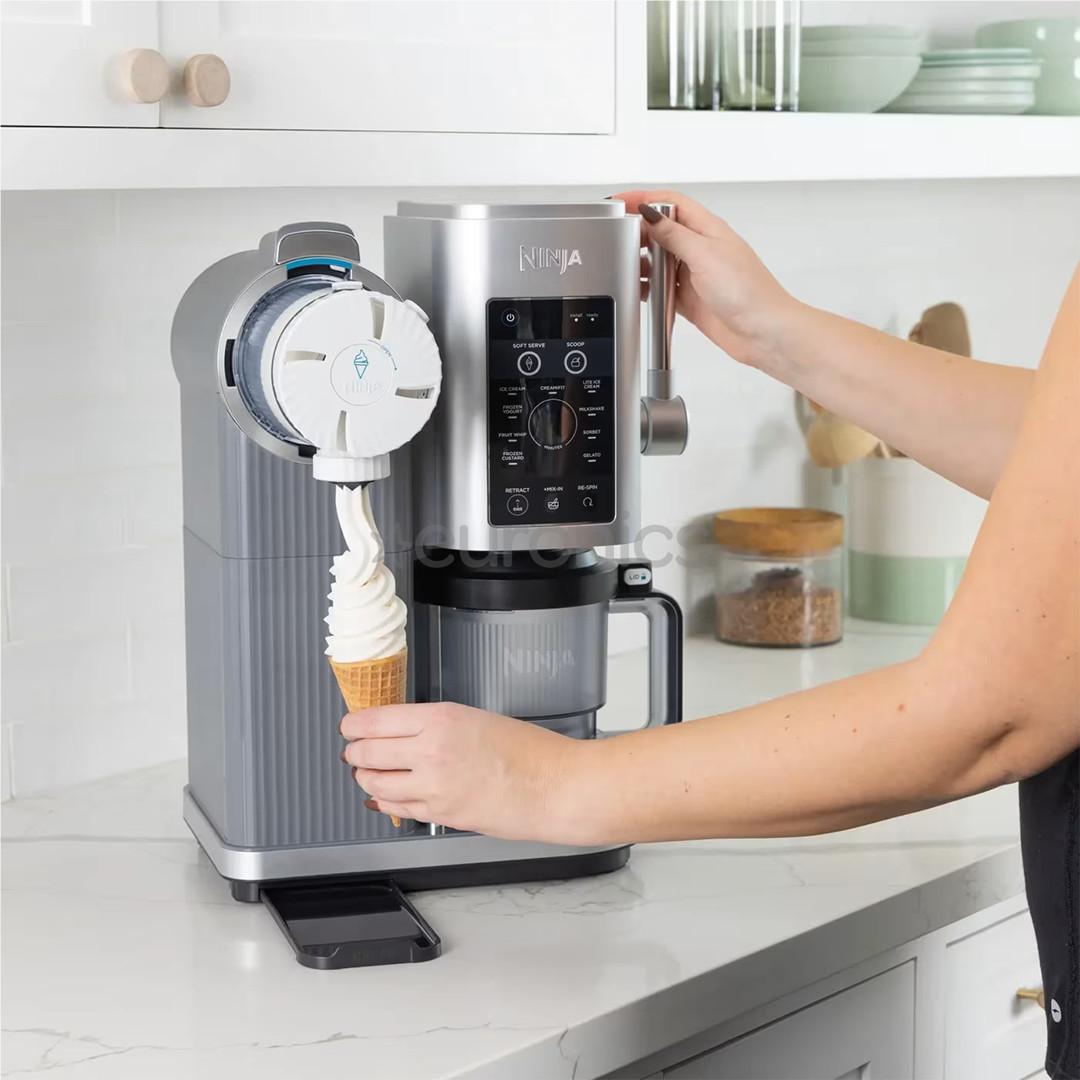 Ninja Swirl by CREAMi 13-in-1, silver - Soft Serve & Ice Cream Maker