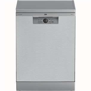 Beko, 15 komplekti, platums 59.8 cm, nerūsējošā tērauda - Brīvi stāvoša trauku mazgājamā mašīna BDFN26540XP
