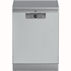 Beko, 15 place settings, width 59,8 cm, stainless steel - Free standing dishwasher