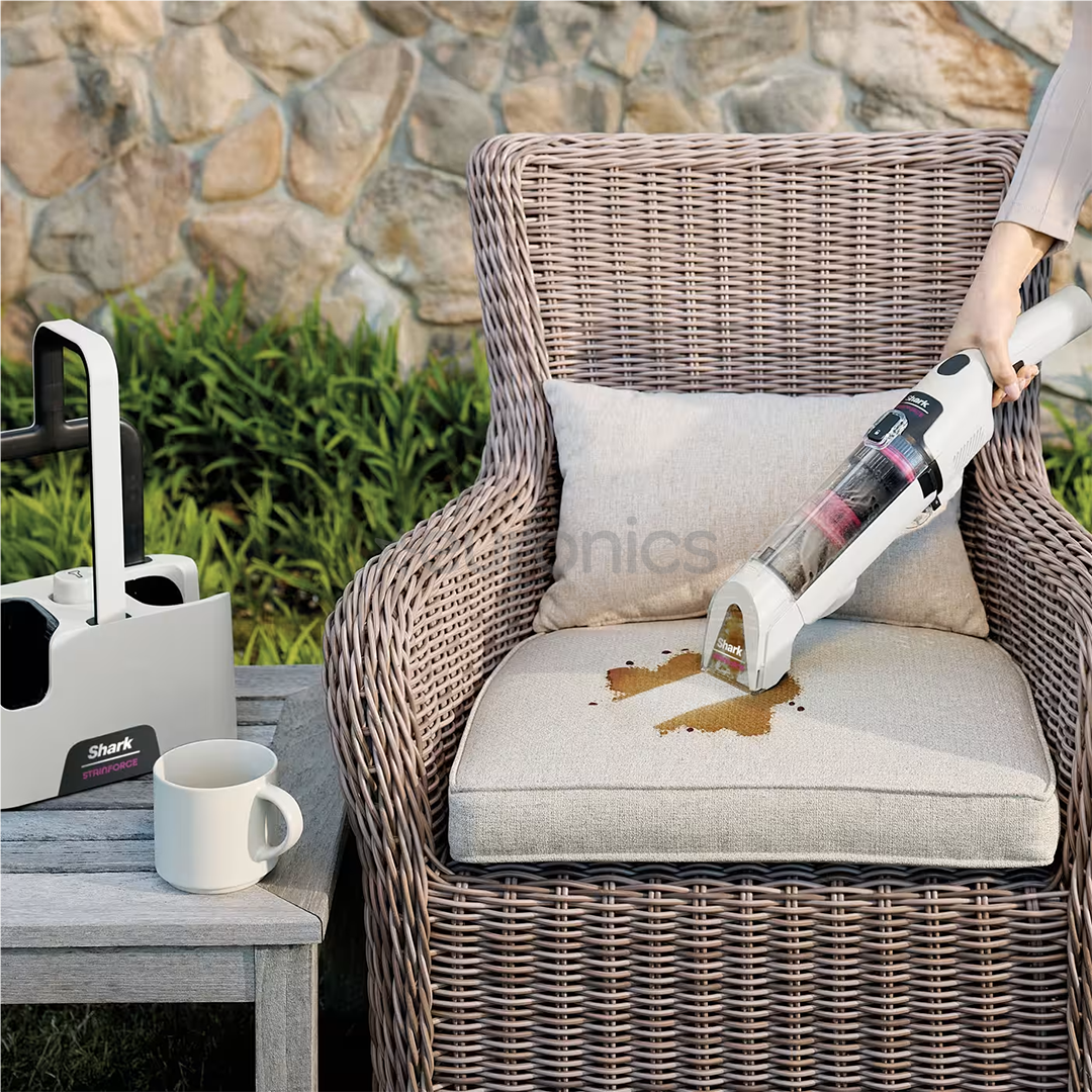 Shark StainForce, balta - Bezvadu traipu tīrītājs