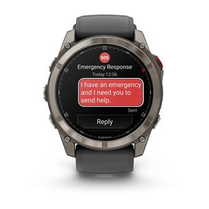 Garmin Fenix 8 Pro, 51 мм, титан, серый / черный - Спортивные часы