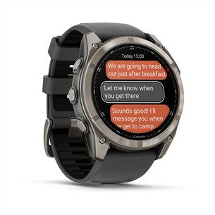 Garmin Fenix 8 Pro, 51 mm, titanium, graphite / black - Sports watch