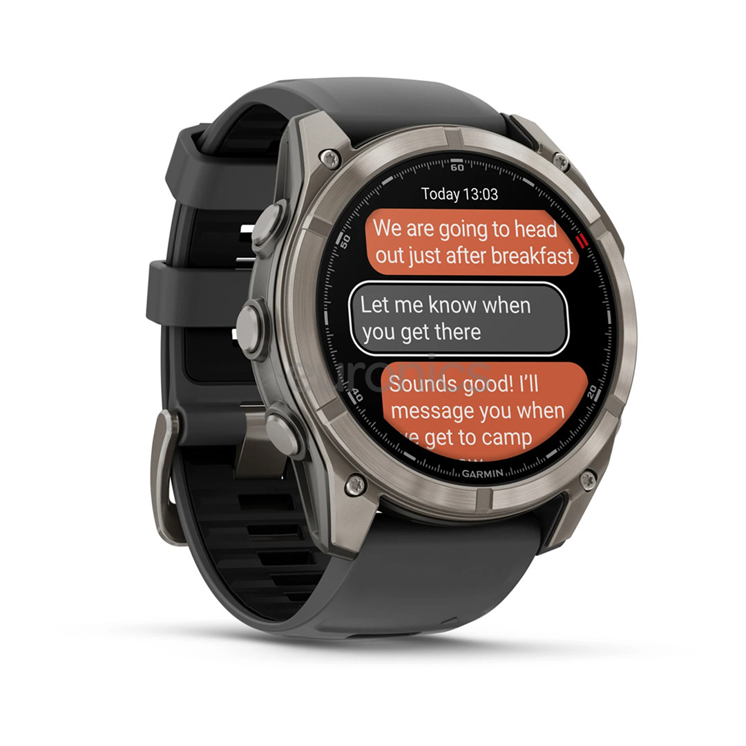 Garmin Fenix 8 Pro, 51 mm, titanium, graphite / black - Sports watch