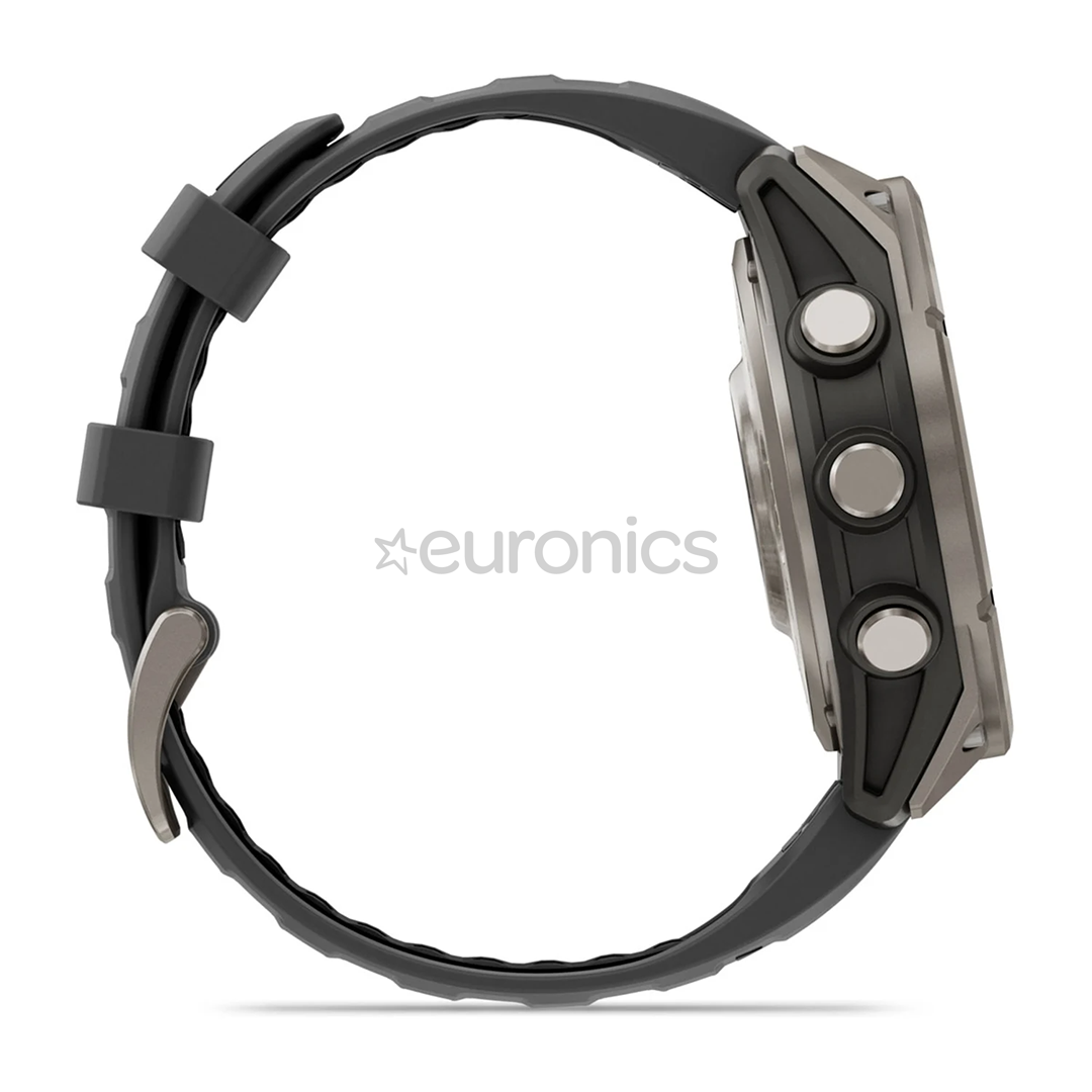 Garmin Fenix 8 Pro, 47 мм, титан, серый / черный - Спортивные часы