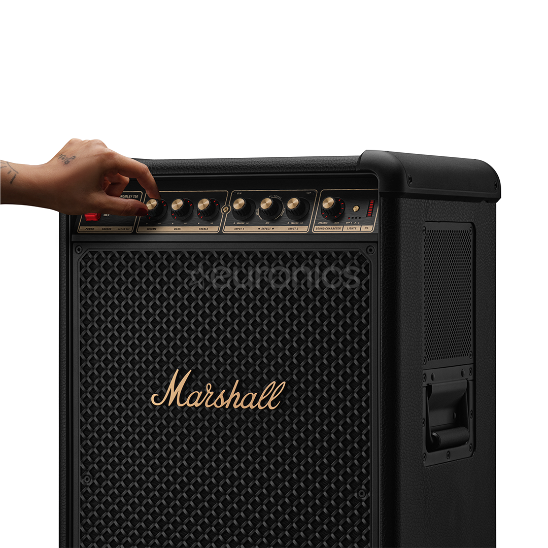 Marshall Bromley 750, black / brass - Portable wireless speaker
