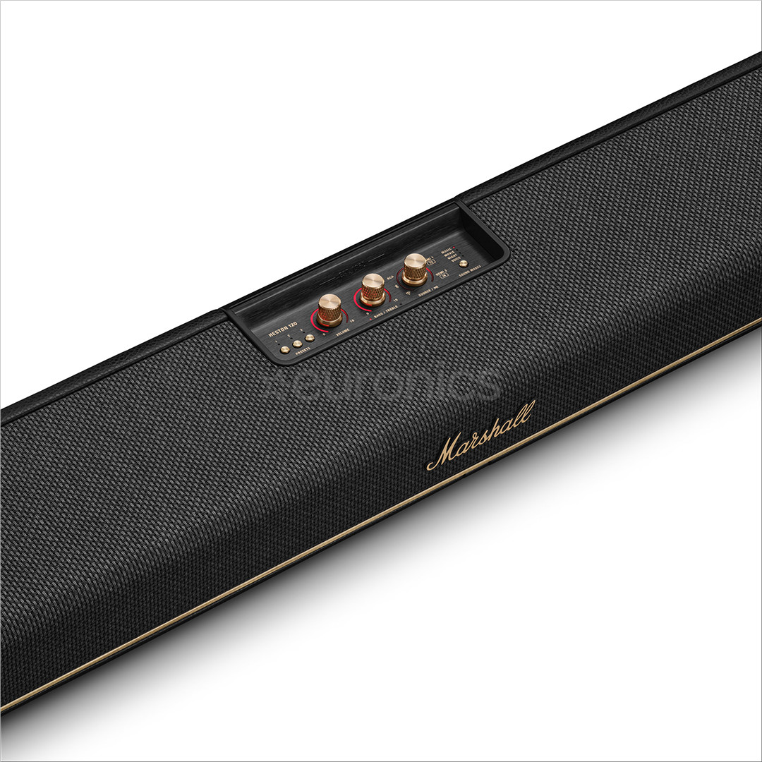 Marshall Heston 120, melna - Soundbar mājas kinozāle